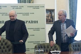 Aleksandr Turchinov and Stepan Kubiv