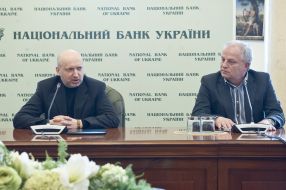 Aleksandr Turchinov and Stepan Kubiv