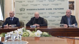 Igor Sorkin, Aleksandr Turchinov and Stepan Kubiv