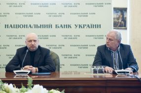 Aleksandr Turchinov and Stepan Kubiv