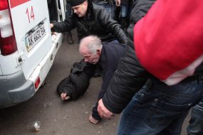 Victim during the meeting