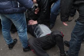 Victim during the meeting