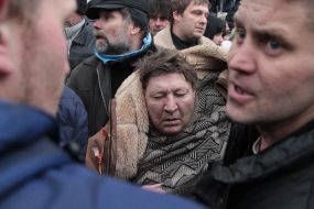 Victim during the meeting