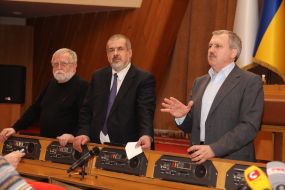 Leonid Pilunskiy, Refat Chubarov and Andrei Senchenko