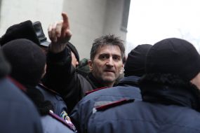 A meeting of the Crimean Tatars