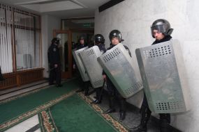 A meeting of the Crimean Tatars