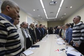 Participants of the Allukrainian conference of Euromaydans