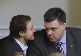 Igor Krivetsky and Oleg Tyahnibok