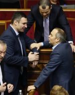 Vitali Klitschko and Nestor Shufrich