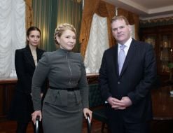 Yulia Tymoshenko and John Baird