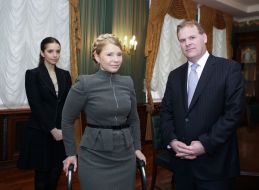 Yulia Tymoshenko and John Baird