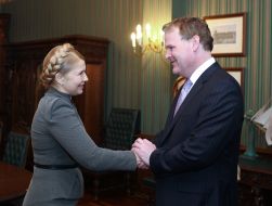 Yulia Tymoshenko and John Baird