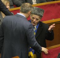 Nestor Shufrich and Mustafa Dzhemilev