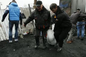 Прибирання на вулиці Грушевського