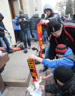 Столкновения во время штурма Харьковской облгосадминистрации