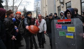 Столкновения во время штурма Харьковской облгосадминистрации