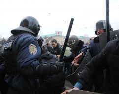 Столкновения во время штурма Харьковской облгосадминистрации