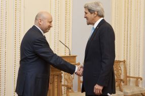 John Kerry and Aleksandr Turchinov