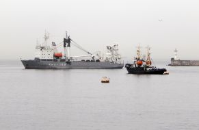 Russian Black Sea Fleet ships blocked the Musketeers of the bay