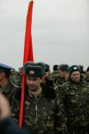 Ukrainian oficers and soldiers
