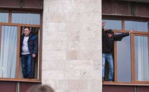 Pro-Russian protesters