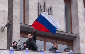 Pro-Russian protesters