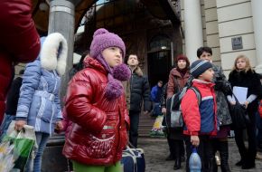 Жители Крыма во Львове