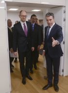 Арсеній Яценюк та Андерс Фог Расмуссен
