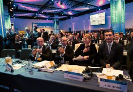 Yuliya Timoshenko and Vitaliy Klichko