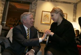 Patrick Cox and Yuliya Timoshenko 