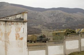 Special equipment on the territory of the military unit