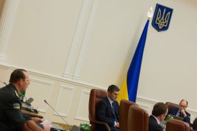 Arseniy Yatsenyuk and Vitaly Yarema