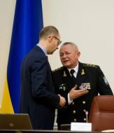 Arseniy Yatsenyuk and Igor Tenyukh