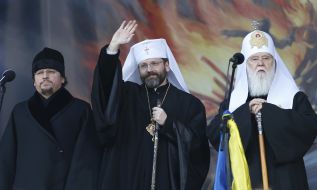 Bishop Ilary, Sviatoslav Shevchuk and Filaret