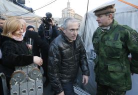 Mikhail Khodorkovskiy and Olga Bogomolets