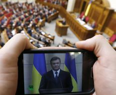 Broadcast briefing Viktor Yanukovych