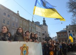 Участники флешмоба