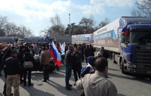 Humanitarian convoys of Russian bikers
