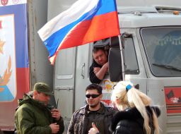 Humanitarian convoys of Russian bikers