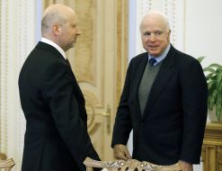 Aleksandr Turchinov and John McCain