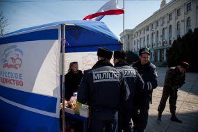 Participant of the rally