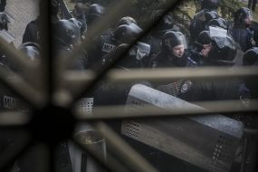 Сотрудники милиции