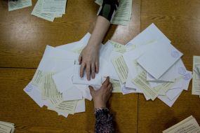 Counting of voices at the referendum