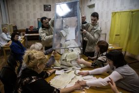 Counting of voices at the referendum