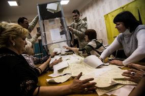 Counting of voices at the referendum