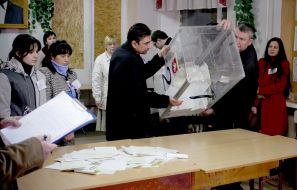 Counting of voices at the referendum