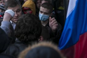 Пророссийские активисты  