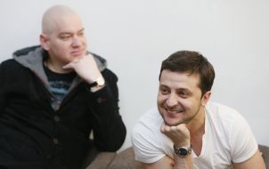 Євген Кошовий та Володимир Зеленський