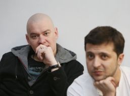 Євген Кошовий та Володимир Зеленський