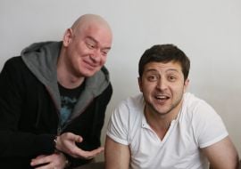 Yevgeniy Koshevoy and Vladimir Zelenskiy